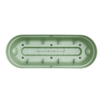 vibia campana balkonkasten 50cm pistazien grün